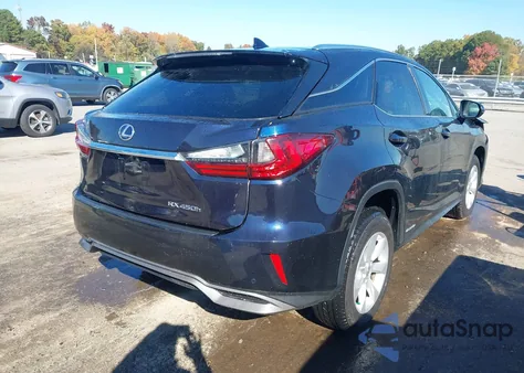 2016 Lexus Rx 450H from USA, damaged, VIN 2T2BGMCA0GC001676